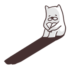 The dog makes friendships smooth. sticker #5156308