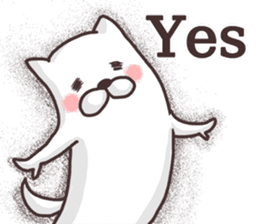 The dog makes friendships smooth. sticker #5156309