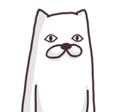 The dog makes friendships smooth. sticker #5156331