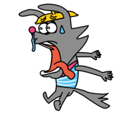 Backpack Wolf sticker #5156378
