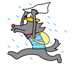 Backpack Wolf sticker #5156382