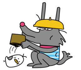 Backpack Wolf sticker #5156383