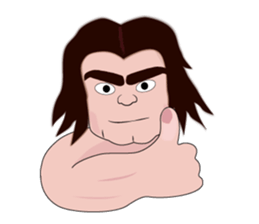 Flying barbarian sticker #5156534