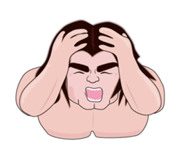 Flying barbarian sticker #5156546