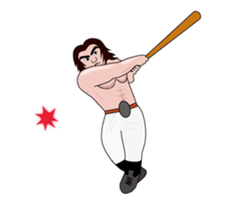 Flying barbarian sticker #5156566