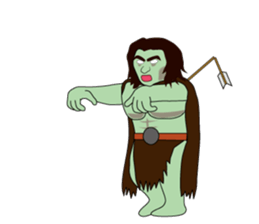 Flying barbarian sticker #5156570