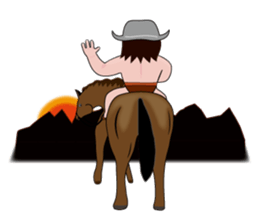 Flying barbarian sticker #5156571