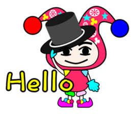 Clown show time. sticker #5156772