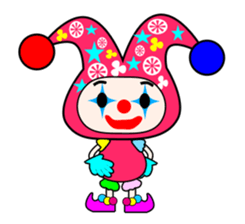 Clown show time. sticker #5156774