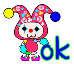 Clown show time. sticker #5156775