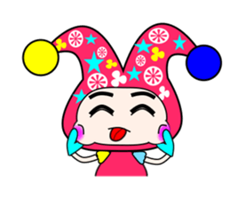 Clown show time. sticker #5156795