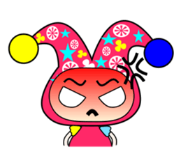 Clown show time. sticker #5156797