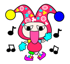 Clown show time. sticker #5156805