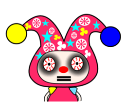 Clown show time. sticker #5156811