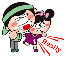 QQsister Falling in love sticker #5156840