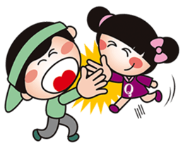 QQsister Falling in love sticker #5156844