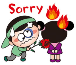 QQsister Falling in love sticker #5156847