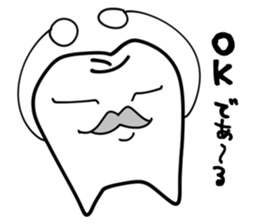 Permanent teeth 'Jovi Jobin' sticker #5157263