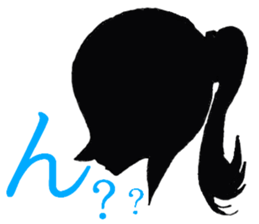 lady of shadow sticker #5157374