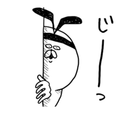 Ridiculous rabbit. sticker #5157618