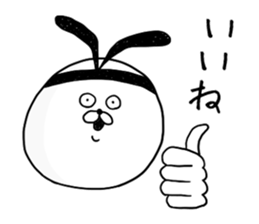 Ridiculous rabbit. sticker #5157637