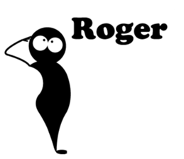 Silhouette-Man by Masayumi sticker #5158254