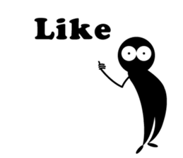 Silhouette-Man by Masayumi sticker #5158256