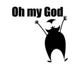 Silhouette-Man by Masayumi sticker #5158259