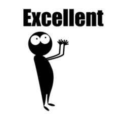 Silhouette-Man by Masayumi sticker #5158260