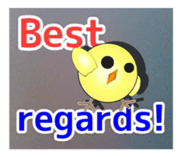 Colorful bird P-chan! [English version] sticker #5158457