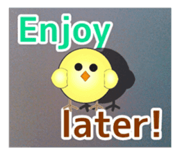 Colorful bird P-chan! [English version] sticker #5158461
