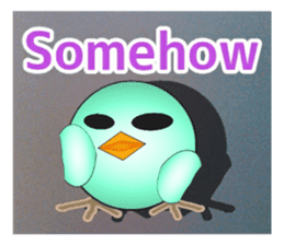 Colorful bird P-chan! [English version] sticker #5158462