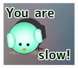 Colorful bird P-chan! [English version] sticker #5158464