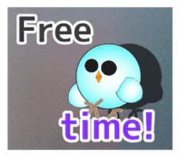 Colorful bird P-chan! [English version] sticker #5158488