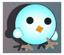 Colorful bird P-chan! [English version] sticker #5158489
