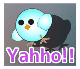 Colorful bird P-chan! [English version] sticker #5158491