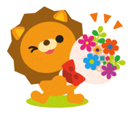 Congratulation! Cute animals sticker #5158889