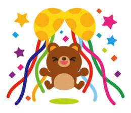 Congratulation! Cute animals sticker #5158890