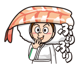 Wakazushi character sticker sticker #5159311