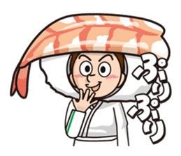 Wakazushi character sticker sticker #5159311