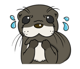 Lutra lutra sticker #5159542
