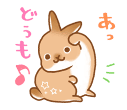 japanese bunny sticker sticker #5159612