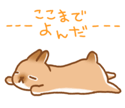 japanese bunny sticker sticker #5159616