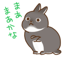 japanese bunny sticker sticker #5159619