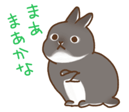 japanese bunny sticker sticker #5159619