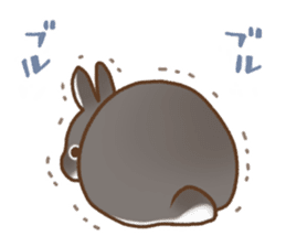 japanese bunny sticker sticker #5159629