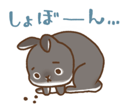 japanese bunny sticker sticker #5159631