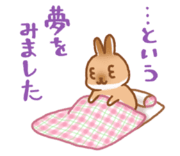 japanese bunny sticker sticker #5159636