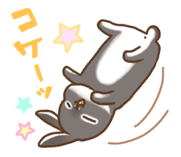 japanese bunny sticker sticker #5159643