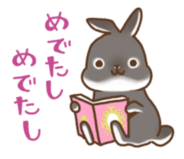 japanese bunny sticker sticker #5159645
